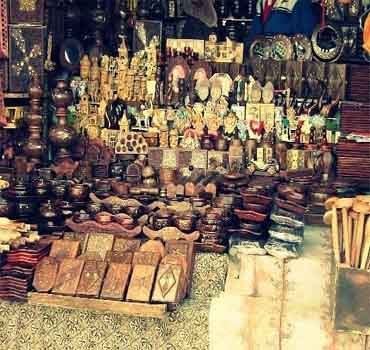 Shopping at Lakkar Bazaar